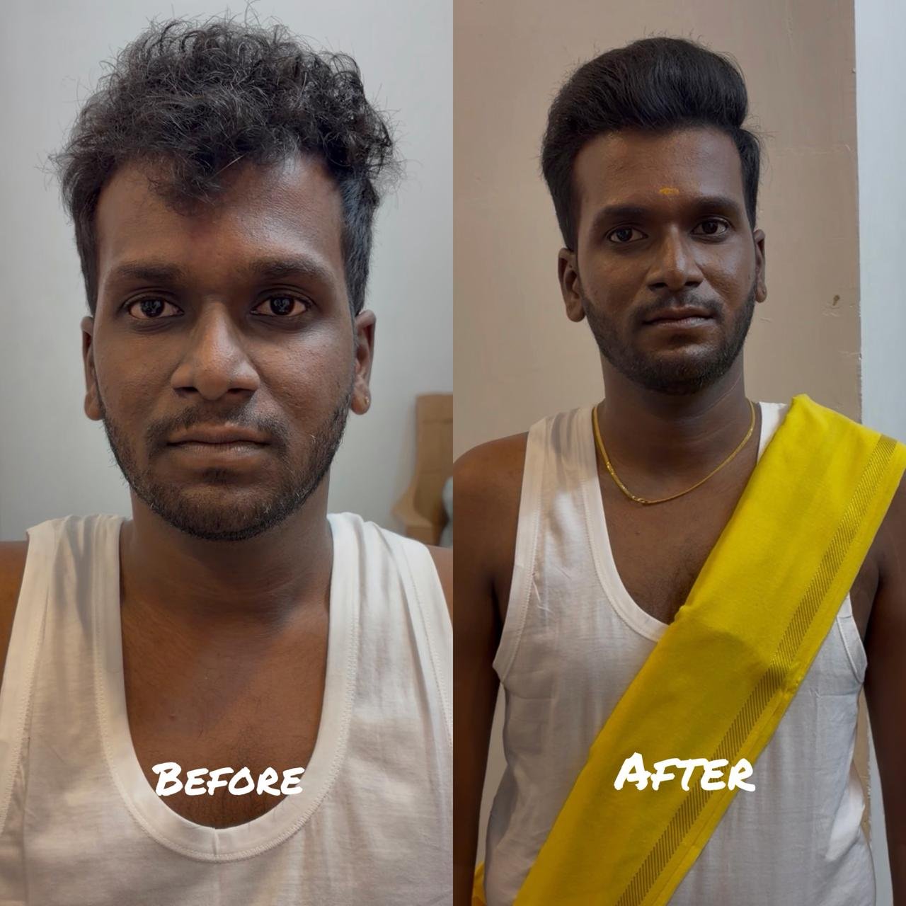 Groom Makeup Before After Chennai